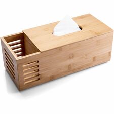 Officemate Bamboo Tissue Box