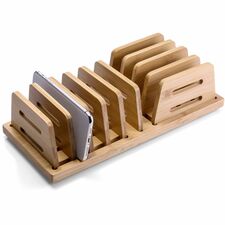 Officemate Bamboo Small File Sorter