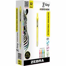 Zebra Pen Z-Grip Retractable Highlighter