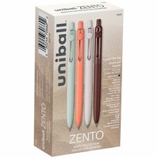 uniball Zento Retractable Liquid Gel Pens