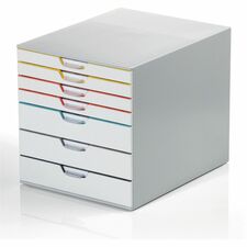 DURABLE Varicolor 7-Drawer Desktop Storage Box