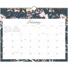 Cambridge Calista Floral Monthly Wall Calendar