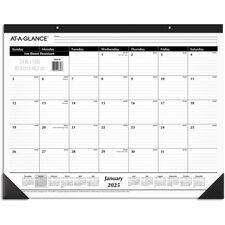 At-A-Glance Ruled Monthly Desk Pad, Large, 24" x 19"