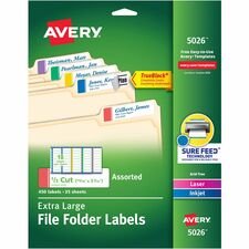 Avery Extra-Large File Folder Labels