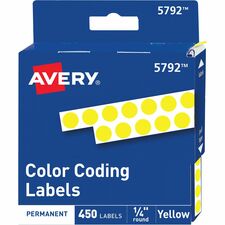 Avery® 1/4" Color-Coding Labels