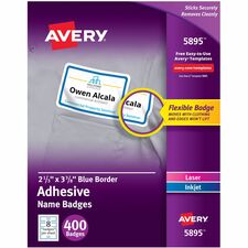 Avery® Adhesive Name Badges