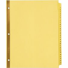 Avery® Laminated Dividers - Gold Reinforced