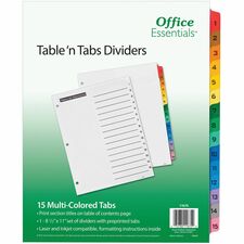 Avery® Office Essentials Table 'n Tabs Dividers