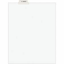 Avery® Individual Legal Exhibit Dividers - Avery Style - Unpunched