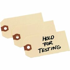 Avery® Unstrung Shipping Tags, 11.5 pt. Stock, 3-3/4"x1-7/8" , 1,000 Manila Hang Tags