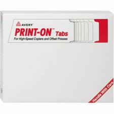 Avery® Print-On 3-Hole Punched High-Speed Copier Tabs