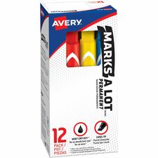 Avery® Marks A Lot Marks A Lot Permanent Markers - Large Desk-Style Size