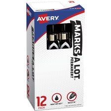 Avery® Marks A Lot Marks-A-Lot Desk-Style Permanent Markers