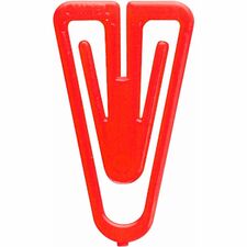 Plastiklips Paper Clips Medium Size 500 Pack ASSORTED Colors (LP-0300)