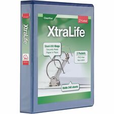 Cardinal® Xtralife ClearVue Locking Slant-D Binder