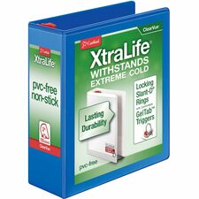 Cardinal® Xtralife ClearVue Locking Slant-D Binder
