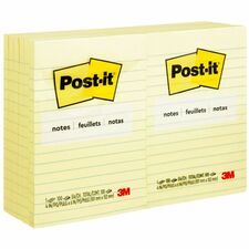 Post-it® Notes Original Lined Notepads