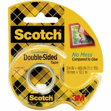Scotch Removable Double-Sided Tape - 3/4"W