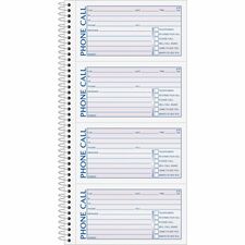 TOPS Carbonless Phone Message Book